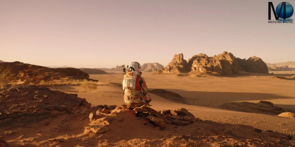 MEDICINA ONLINE SOPRAVVISSUTO The Martian 2015 science fiction film directed by Ridley Scott Andy Weir's Matt Damon REVIEW RECENSIONE MOVIE CINEMA TRAMA FANTASCIENZA MARTE PIANETA SISTEMA SOLARE SOL GIORNO MARZIANO DURATA