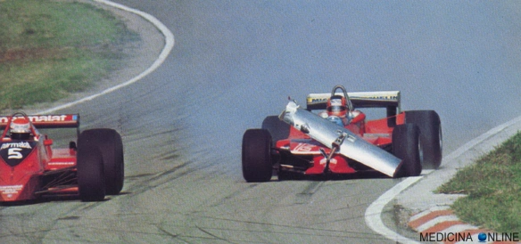 MEDICINA ONLINE Gilles Villeneuve ALETTONE NIKI LAUDA INCIDENTE  GP FERRARI 1979 Gran Premio Dino Ferrari Formula campionato mondiale domenica 16 settembre Circuito di Imola.jpg