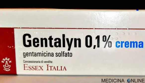 MEDICINA ONLINE Gentalyn 0,1% crema e unguento (gentamicina) foglio illustrativo POSOLOGIA COME SI USA ANTIBIOTICO PELLE CUTE FARMACO EFFETTI COLLATERALI INDESIDERATI BATTERI VIRUS FUNGHI INFEZIONE BRUFOLO ACNE FORUNCOLO